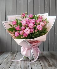 Букет Розовый кустик в Винодельненском