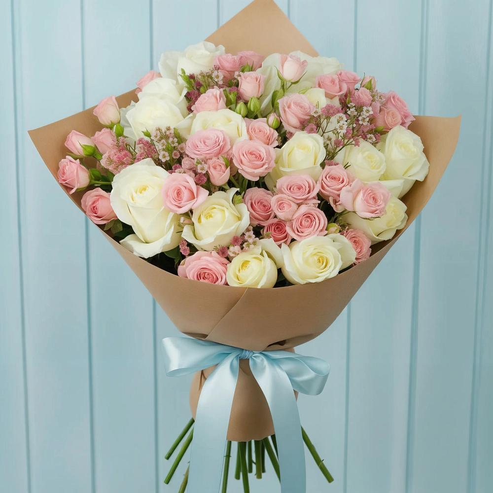 Букет цветов из: Розы в Винодельненском