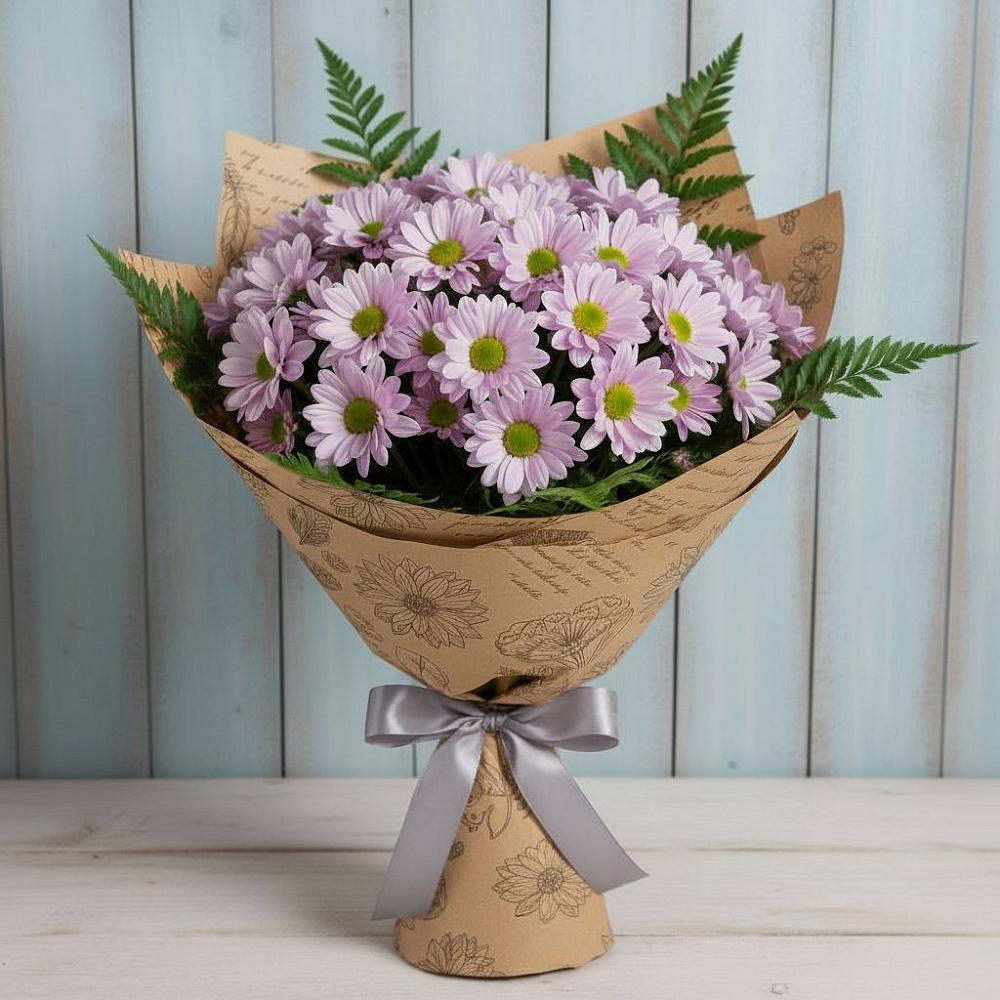 Букет цветов из: Хризантемы в Винодельненском