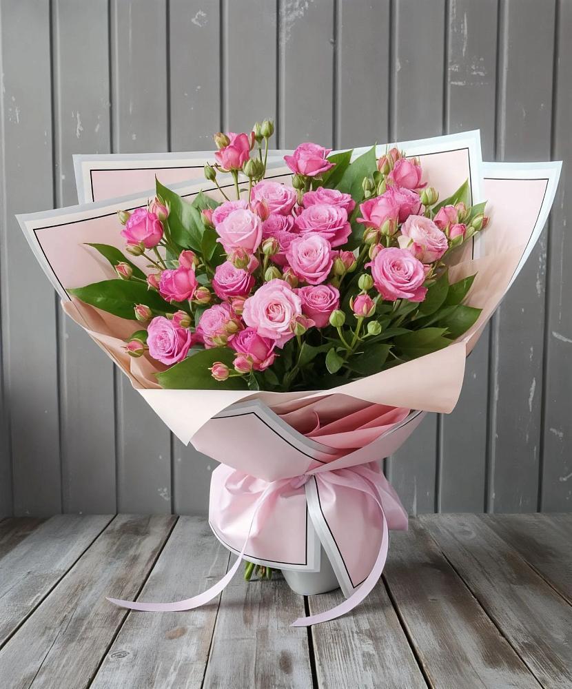 Букет Розовый кустик в Винодельненском