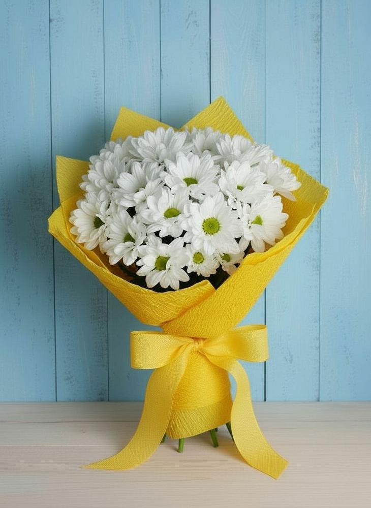 Букет цветов из: Хризантемы в Винодельненском