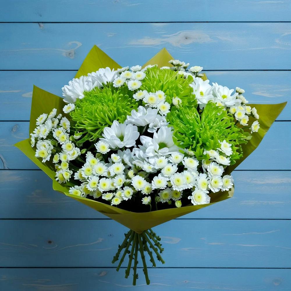 Букет цветов из: Хризантемы в Винодельненском