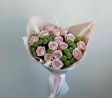 Букет цветов из:  Розы и Хризантемы в Винодельненском