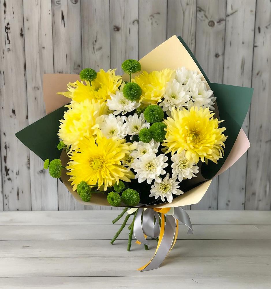 Букет цветов из: Хризантемы в Винодельненском