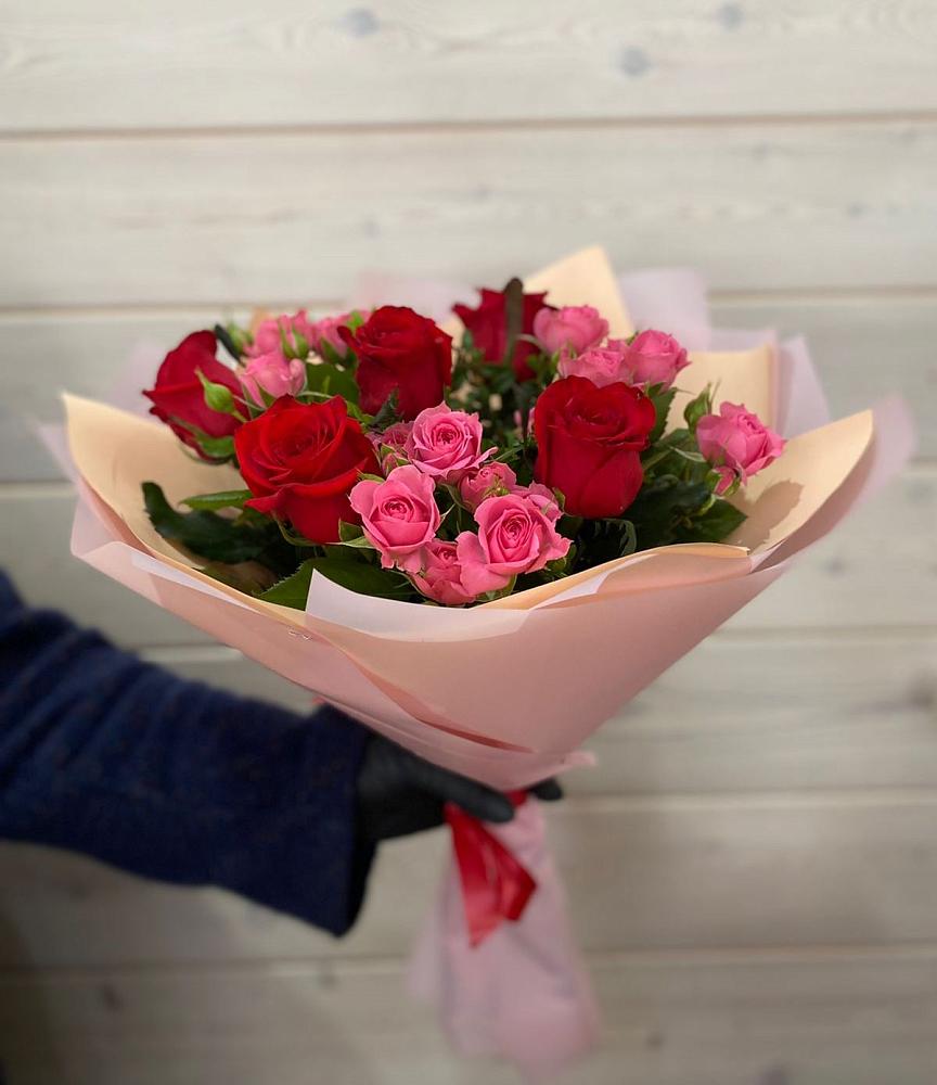 Букет цветов из: Розы в Винодельненском