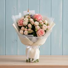 Букет цветов из:  Розы в Винодельненском